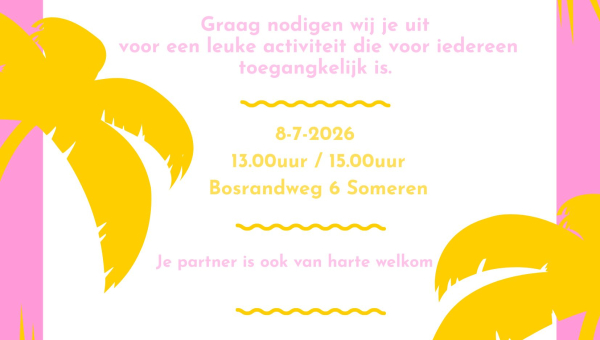 Samen Leven activiteit zomer 2026